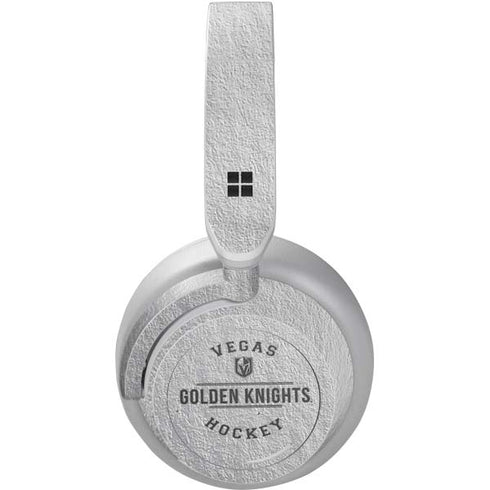 NHL Vegas Golden Knights Black Text Surface Headphones Skin